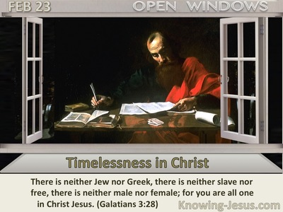 Timelessness in Christ